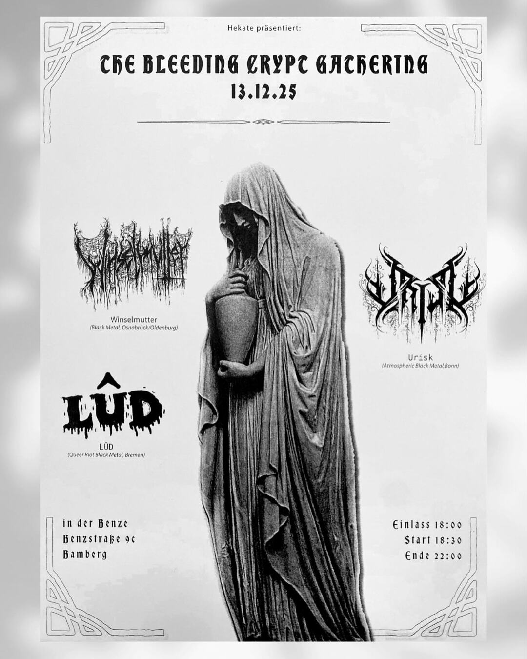 The Bleeding Crypt Gathering w/Winselmutter, LudFlyer